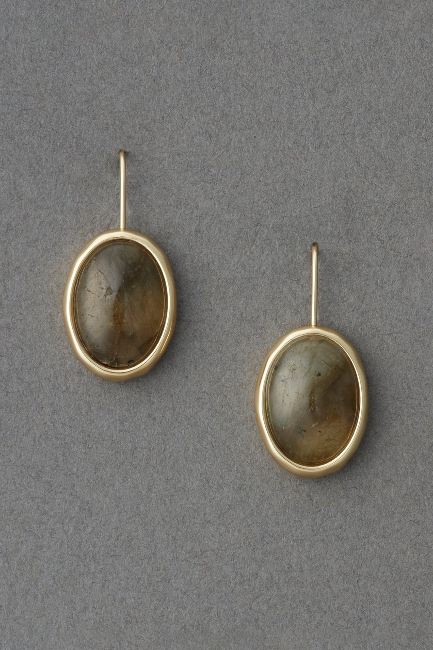 modern set stone earring